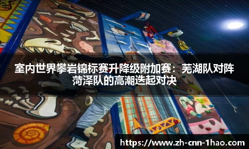 室内世界攀岩锦标赛升降级附加赛：芜湖队对阵菏泽队的高潮迭起对决